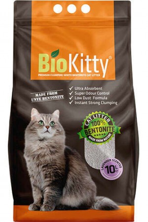BioKitty Lavanta İnce Taneli Topaklanan Kedi Kumu 10 Lt