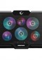 Rampage AD-RC10 X-GUST 6 Fanlı Rainbow Işıklandırmalı Stand Notebook Soğutucu