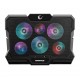 Rampage AD-RC10 X-GUST 6 Fanlı Rainbow Işıklandırmalı Stand Notebook Soğutucu
